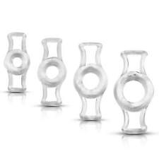 Constriction Rings 4-Pack LeLuv Clear Stretchy Handles