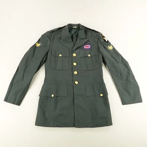Chaqueta De Colección Ejército de Estados Unidos 38R Guerra de Vietnam 101ª Aerotransportado Especialista Abrigo Militar - Imagen 1 de 12