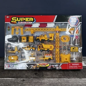 NEW Express Wheels 30 Piece Super Play Set Construction Diecast Set NIB - Picture 1 of 4