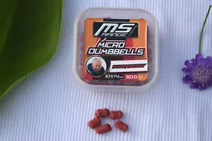 MS-Range Sänger 2530046 Micro Dumbbells Strawberry 50 g Mini-Boilies 10 x 14 mm - Bild 1 von 4