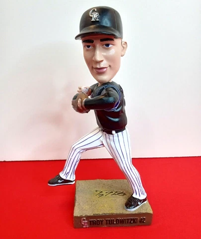 Troy Tulowitzki Colorado Rockies MLB Macy’s bobblehead Blue Jays N.Y. Yankees Cover