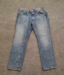 Levi's 511 Premium 34x32 (Meas 36x32.5 10.5" Rise) Slim Fit Dark Big E Jeans A19 - Picture 1 of 14