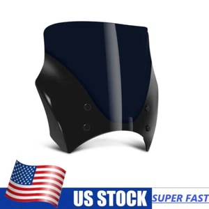2021-2025 For Honda Rebel CMX1100 / ABS / DCT Black Windscreen Windshield Front - Picture 1 of 9