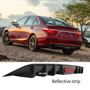 Car Rear Bumper Diffuser Spoiler Splitter Matte Black For Toyota Camry XSE LE SE - Foto 1 di 18