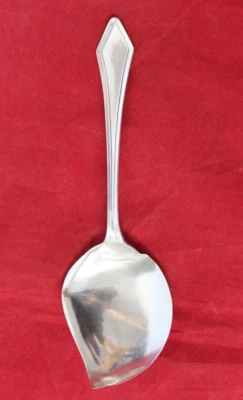Dixie by Manchester 7-3/7" Large Jelly Server "S" Mono (1920) ~40g - Image 1 of 4