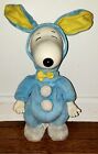  Vintage Adorable Easter Dressed Up SNOOPY ~ PEANUTS Character Moves Up & Down