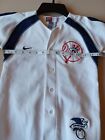 Boys New York Yankees White Baseball Jersey Shirt Size Medium size 5