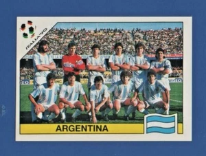 FIGURINA CALCIATORI PANINI ITALIA 90 N.117 ARGENTINA SQUADRA C'È MARADONA REC - Picture 1 of 1