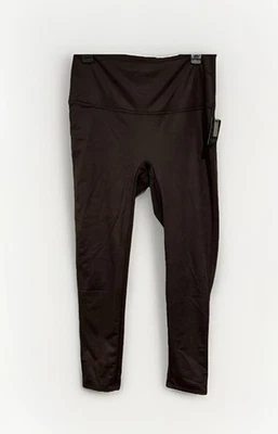 Legging DG2 Diane Gilman Delgado Elegante Recubierto Tejido Sólido ESPRESSO L NUEVO Foto 1 de 4