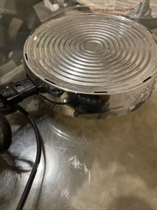 West Bend Heat Rite 105w Base Electric Warming Plate Tested - Picture 1 of 13