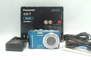 Panasonic Digital Camera Lumix DMC-ZS7 12.1MP Blue Tested | Boxed Complete - Picture 1 of 8