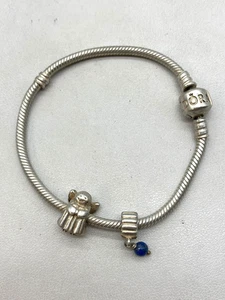 Pandora 925 Silver Angle Charm Bracelet 7in - 18.48g - Bild 1 von 8