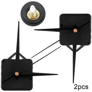 2X Silent DIY Quartz Movement Wall Clock Motor Mechanism Long Spindle Repair Kit - Picture 1 of 11