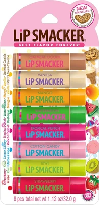 LIP SMACKER - Original Flavors Party Pack Lip Glosses - 8 Pieces (1.12 Oz./32 G)