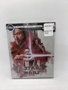 Star Wars: The Last Jedi (Digital + 4K Ultra HD Blu-ray Beat Buy Steelbook - Bild 1 von 3