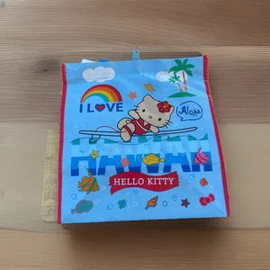 ABC Store Hawaii Hello Kitty Reusable Tote Bag, HTF , surf , blue Sanrio 🐟🌺 - Picture 1 of 7