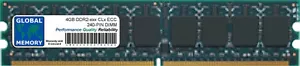 4GB (1 x 4gb) DDR2 667/800MHz 240-PIN ECC UDIMM SERVER/WORKSTATION MEMORY RAM - Picture 1 of 1