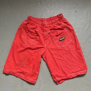 Vintage Ocean Pacific Long Baggy Shorts Surf Skateboarding Drawstring Rave - Picture 1 of 10