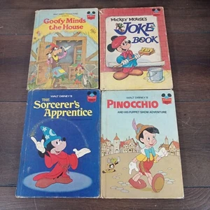 Disney's Wonderful World Of Reading Vintage Book Lot of 4 - Picture 1 of 5
