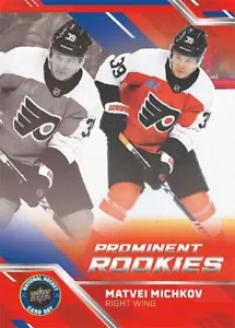 MATVEI MICHKOV Upper Deck NATIONAL HOCKEY CARD DAY Prominent Rookies card #NHCD7 - Picture 1 of 1