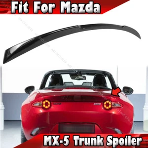 Fits Mazda Miata MX-5 MX5 ND 2D V Type Trunk Lip Spoiler 16-25 PAINT ANY COLOR - Picture 1 of 5