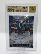 2019 Panini Contenders DP Legacy Diamond #1 Bobby Witt Jr. Auto 04/15 BGS 9.5/10