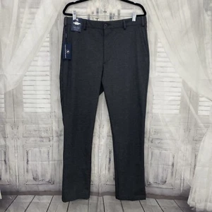 Hart Schaffner Marx Size 36 x 30 36x30 Gray Pants Straight Fit Flat Front B47 - Picture 1 of 10
