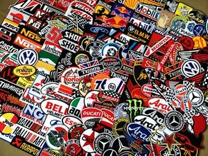 Random Racing Sport Motor Wholesale Random Lot Embroidered Sew Iron On Patch Set - Picture 1 of 6