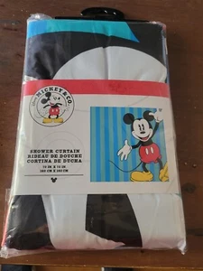 2023 Disney Parks Mickey Mouse Shower Curtain 72" x 72” - Picture 1 of 2