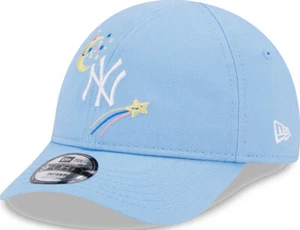 New Era New York Yankees Starry BabyBlue 9Forty Infant Elasticback Baby Cap - Picture 1 of 1
