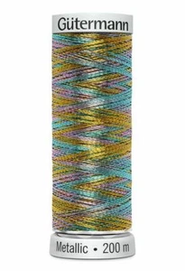 Gutermann Metallic Machine Embroidery Thread, 200m, Colour 7024 - Picture 1 of 1