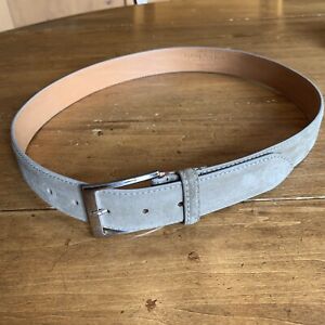 To Boot New York Belt Taupe Suede Italy Mens 36 X 1 1/4”