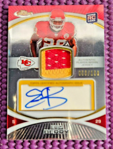 2010 Topps Finest ERIC BERRY Rookie RC Autograph JERSEY 2 color PATCH 53/150 MT