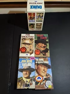 The Duke Collection The Best Of John Wayne 4 VHS Sealed Tapes - Imagen 1 de 4