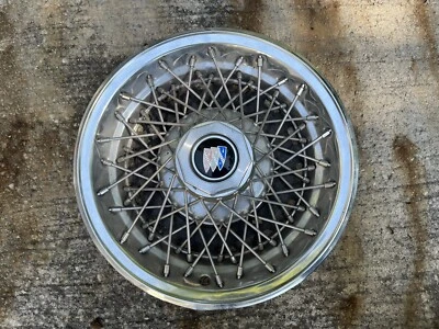 Buick Regal Century 1980-1987 # 1084B tapacubos de alambre de 14" cubierta de rueda # 25506533 Foto 1 de 4