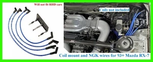 fits LHD RX7 93 Ignition Bracket for IGN1A AEM Smart Coil NGK Plug Wires CRUISE - Picture 1 of 4