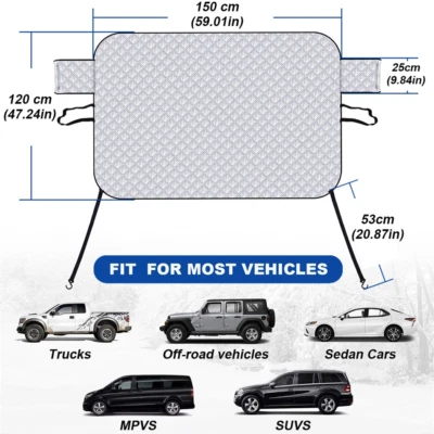 4 слоя солнцезащитного козырька для переднего лобового стекла седана Mercedes Benz с защитой от ультрафиолета - Изображение 1 из 4