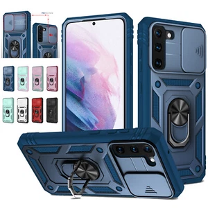 For Samsung S25 S24 Ultra S22+ S23 FE Shockproof Rubber Ring Stand Case Cover - Picture 1 of 99