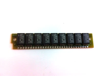 Genuine Vintage TI TEXAS INSTRUMENT TM4256GU9-12 SIMMS 30-Pin Memory 256kg - 200 - Image 1 of 2