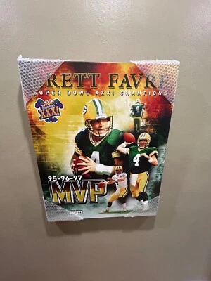 罕见 Brett Favre 包装工帆布印刷图片限量版全息图 — 第 1/4 张图片