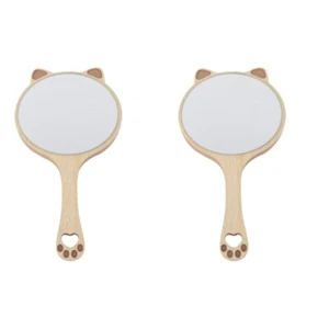2 Count Funny Mirrors for Kids Hand Small Single Vanity Miss - Foto 1 di 12