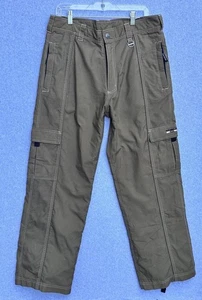 O'Neill Pants Mens Medium Brown Nylon Snowboard Ski Cargo Outdoor Winter Lined M - Picture 1 of 9