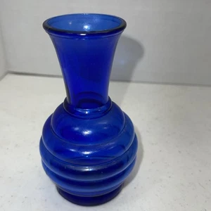 Vintage Cobalt Beehive USA Vase - Bild 1 von 6