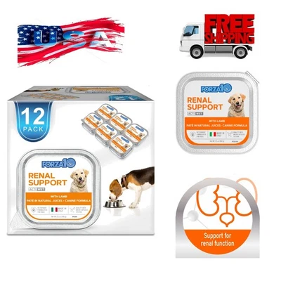 Forza10 - Alimento para perros, alimento húmedo formulado veterinario para perros para soporte renal, sin OGM, ... Foto 1 de 4