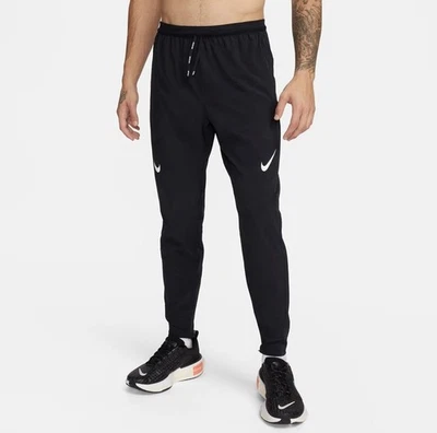 Pantalones de correr Nike Aeroswift ADV Dri-Fit negros grandes NUEVOS, FN3361-010 venta al por menor $125 Foto 1 de 4