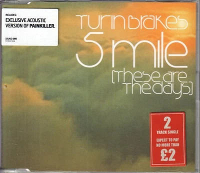 Turin Brakes 5 Mile (These Are the Days) CD UK Quelle 2003 Single Hat Info - Bild 1 von 2