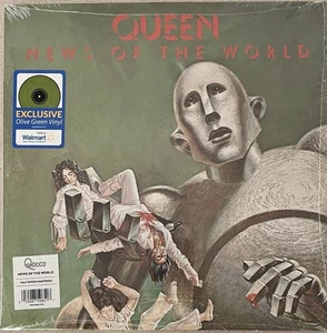 QUEEN NEWS OF THE WORLD Limited Edition OLIVE GREEN Vinyl Half Speed Master NEW! - Picture 1 of 7
