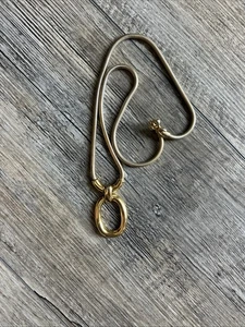 Collar Colgante Llamador Puerta Moderno Cadena Serpiente Monet De Colección  - Imagen 1 de 6