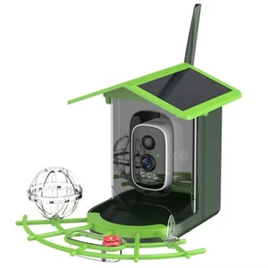 Bird Feeder 4MP 2K Bird Video WiFi Solar Powered Alerts Bird Watching K2F2 - Bild 1 von 8