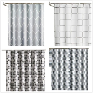 iEventStar Waterproof Polyester Shower Curtain Bathroom Home Decoration 2M Long